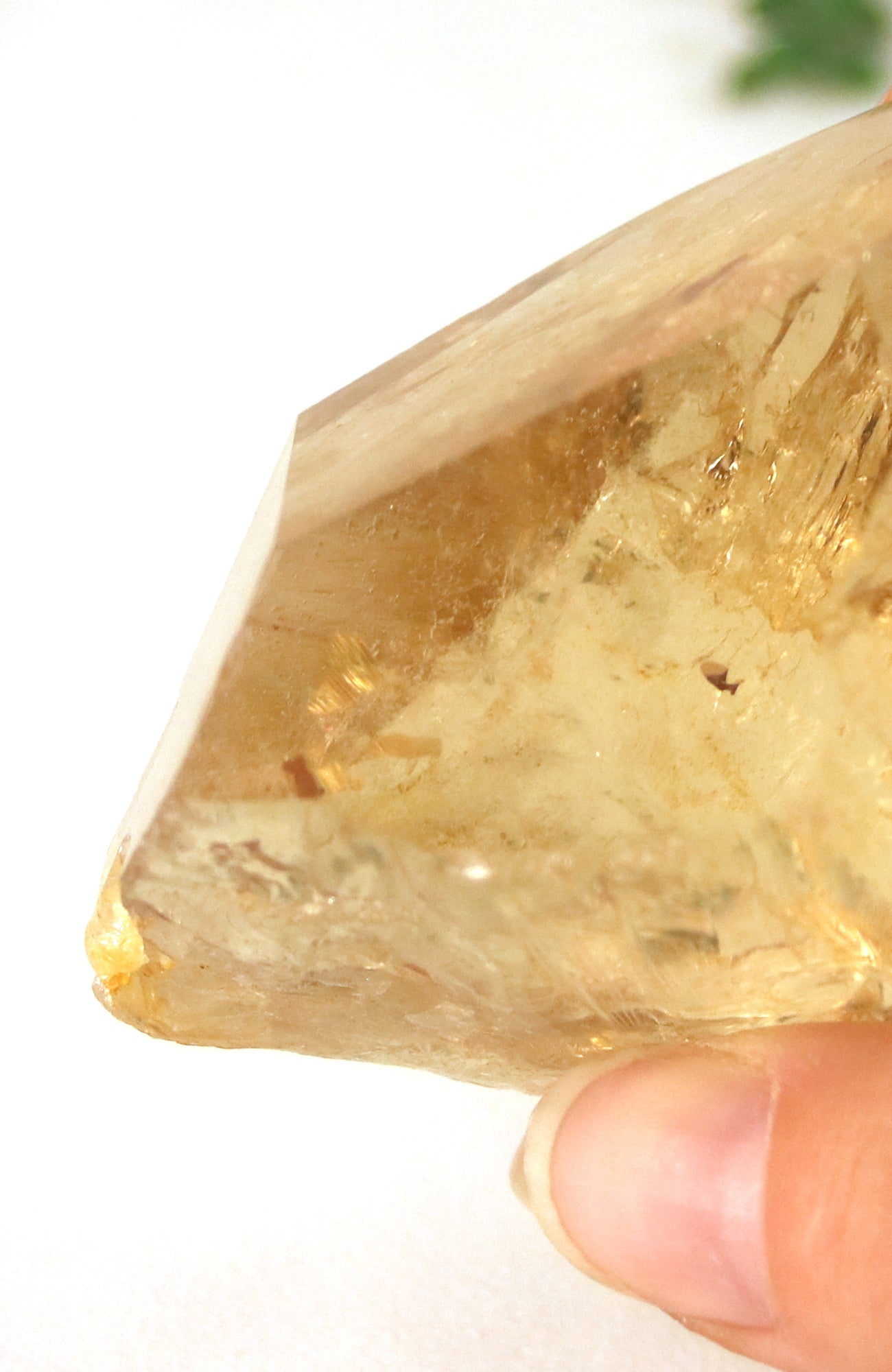 Citrine (Natural) Cathedral Point AAA